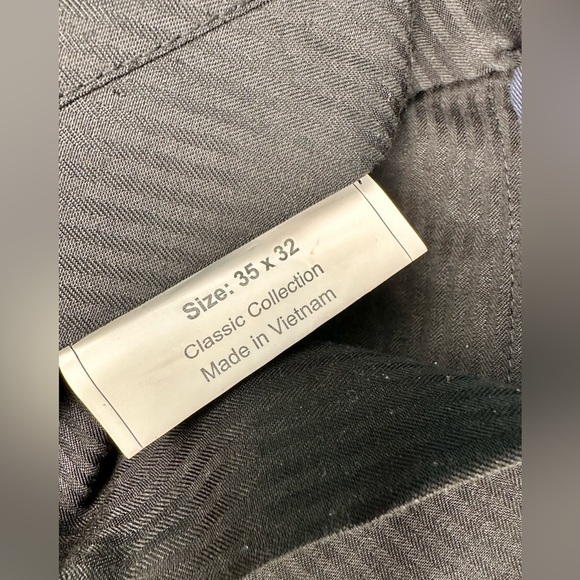 JoS A Bank mens wool pants, size 35 by 32, excellent condition - Picture 6 of 7